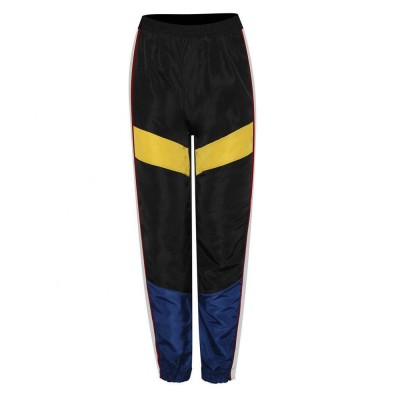 New Women Casual Splice Baggy Hip Hop Running Sports Sweat Pants Slacks Trousers